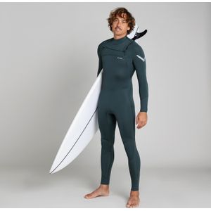 Wetsuit voor heren 900 neopreen 3/2 mm donkergroen