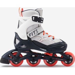 Fitness skates voor kinderen fit3 grijs rood