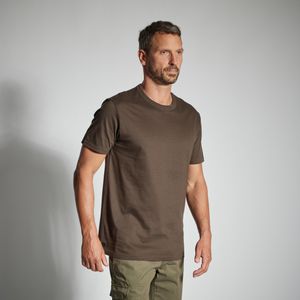 Stevig t-shirt 100 bruin