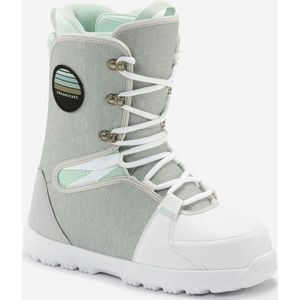 Snowboardboots voor dames snb 100 beginners grijs