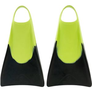 Zwemvliezen bodyboard 500 zwart / geel