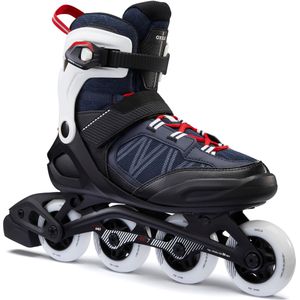 Fitness skates voor volwassenen fit500 blauw rood