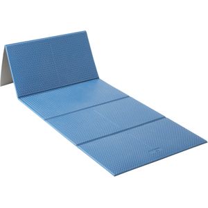 Fitnessmat 100 opvouwbaar 160 cm x 58 cm x 7 mm blauw