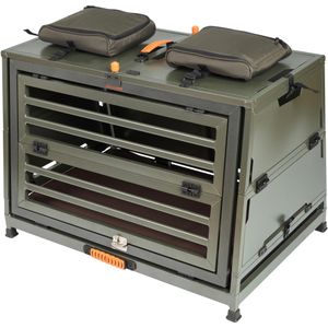 Inklapbare bench 900 voor 1 hond aluminium