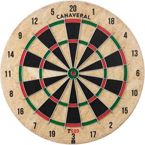 Dartbord met stalen pijltjes club 520