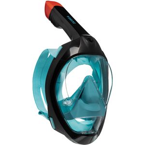 Snorkelmasker voor volwassenen easybreath 900 blauw