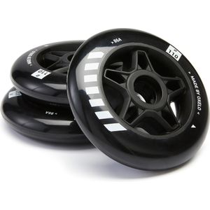 3 wielen voor skates 110 mm / 86a zwart