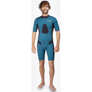 Shorty voor harpoenduiken heren neopreen 2,5 mm spf 500 blauw