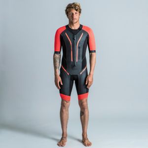 Wetsuit voor swimrun uniseks neopreen 4/2 mm
