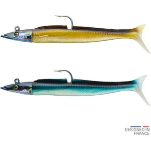 Set softbaits voor zeevissen eelo 110 shad zandspiering ayu/blauw 8 g