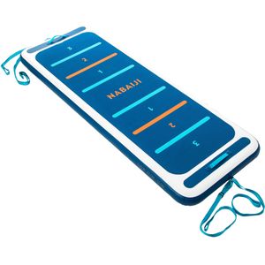 Drijfmat voor aquagym (drijvende yogamat) o'mat blauw