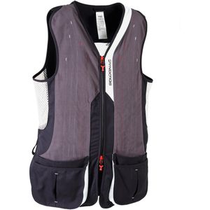 Vest voor kleiduifschieten 520 sporting grijs