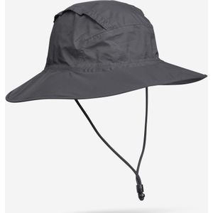 Waterdichte hoed voor trekking mt900 donkergrijs