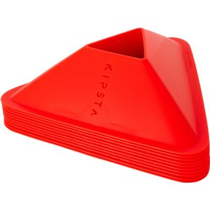 Trainingshoedjes / pionnen essential. set van 10 rood/oranje