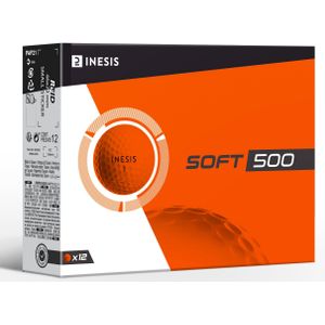 Golfballen soft 500 x12 oranje