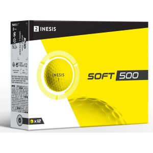 Golfballen soft 500 x12 geel