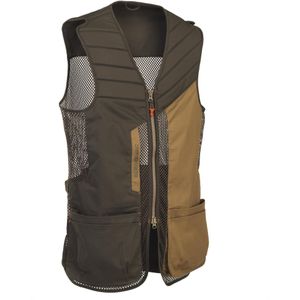 Vest voor kleiduifschieten 500 bruin