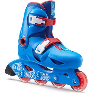 Kinderskates play3 blauw/rood