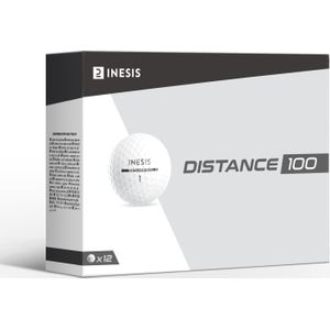 Golfballen distance 100 wit x12