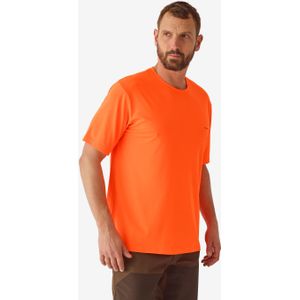 Ademend jachtshirt 300 fluo-oranje