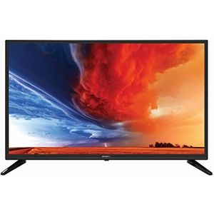 HYUNDAI LED TV 32 inch (80cm) - Hoge definitie - Drievoudige tuner - HDMI x2 - USB 2.0 multimedia x2 - CI+ hoofdtelefoonuitgang Coaxiale uitgang