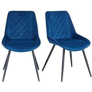 BAïTA stoel, blauw, 2 stuks