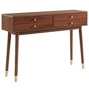 BAÏTA console, hout, walnoot, lengte 120 cm