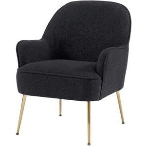 BAÏTA Marcelino fauteuil van antracietkleurige stof