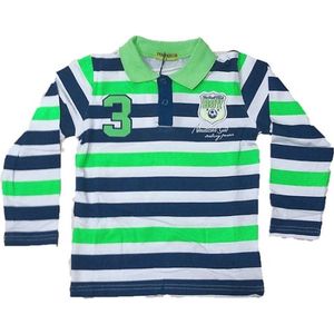 T-shirtje met voetbal voor jongens - groen - 14 jaar