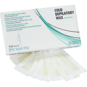 Sibel Cold Depilatory Wax Strips For Face Ref. 7411301  6 stk.