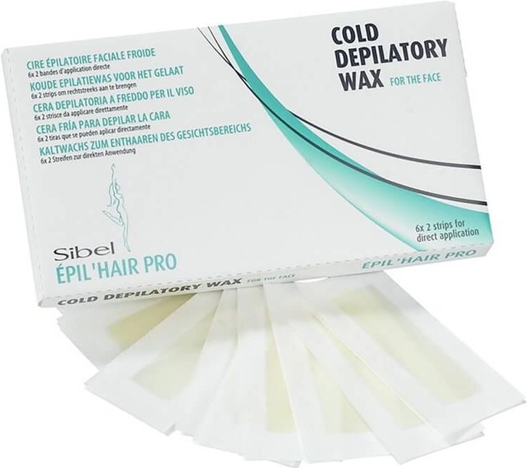 Sibel - Epileerstrips van Koude Was - Gezicht - 6x2 Stuks