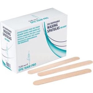 Sibel Epil'Hair Pro Spatel Hout 200st