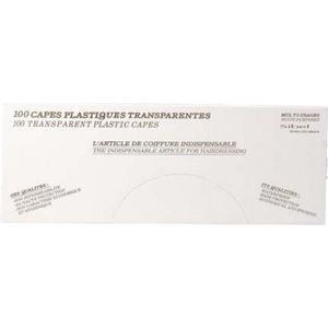 Sibel - Wegwerpcapes - Transparant - 100 Stuks