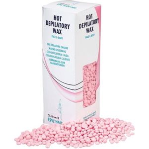 Hars korrels / parels gezicht en lichaam roze 250gr Sibel