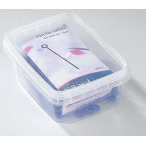 Plastic Naalden 100 Stk Blauw