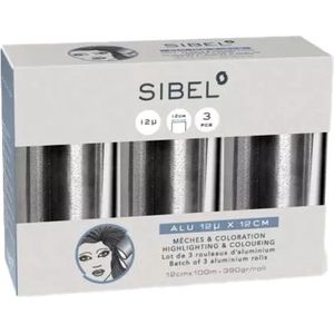 Sibel Aluminium Folie 3 Rollen 12mu 12CMx100M