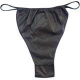 Wegwerp Strings - Zwart - 100 Stuks - Voor Spray-tan en Waxing