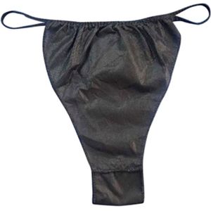 Wegwerp Strings - Zwart - 100 Stuks - Voor Spray-tan en Waxing