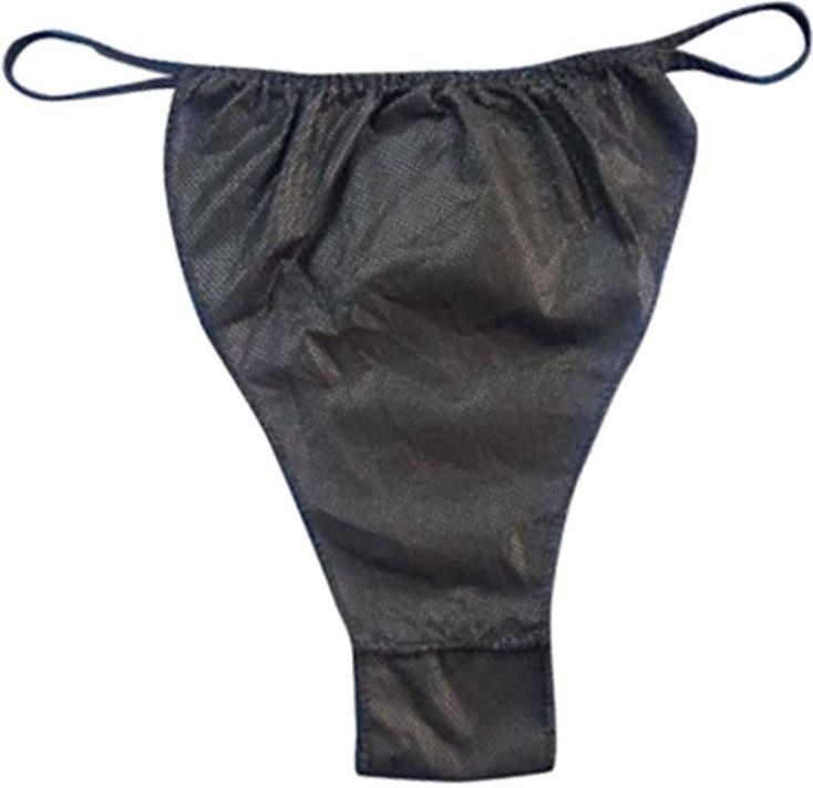 Wegwerp Strings - Zwart - 100 Stuks - Voor Spray-tan en Waxing