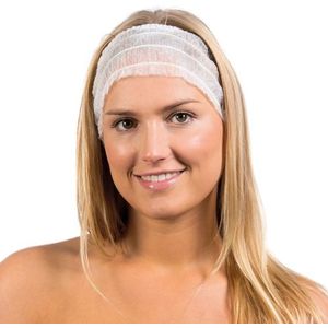 Wegwerp cosmetische haarbandjes 100 stuks