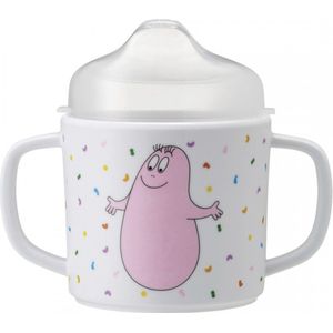 BARBAPAPA ANTISLIP LEERMOK - 7,5 x 10 x 8-160 ml - Melamine - Roze - 6M+