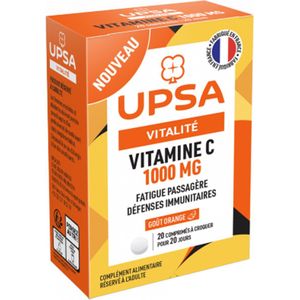 UPSA Vitamine C 1000 mg 20 Kauwtabletten