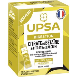 UPSA Betaïnecitraat en Calciumcitraat 10 Zakjes