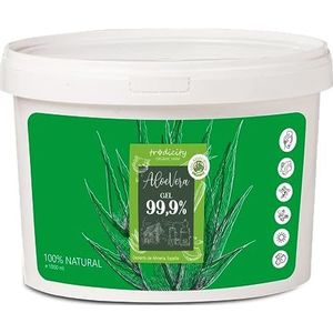100% natuurlijke aloë vera gel huidverzorging gezichts- en lichaamshaar. Extra Hydraterend Voedend Verzachtend Aftersun Ontharing Zonnebrand Insectenbeten Baby 1000 ml 1 kg