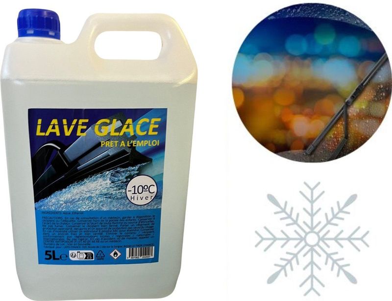 Ruitenwisservloeistof - 5 Liter - Anti-Vriesmiddel - Tot -10°C
