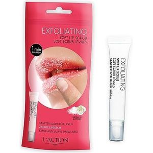 L'Action Paris Soft Lip Scrub, Gently Peelings, Soothes and Nourishes, 12 ml