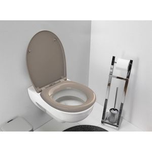 Wc-zitting allibert fally taupe soft-close