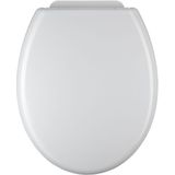 Toiletzitting allibert stability afklikbaar 38x5x45,5 cm soft-close kunststof wit