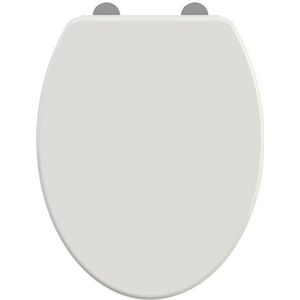 Allibert - EKLA - WC-Bril - Wit - Thermoplastiek - Soft Close Sluiting