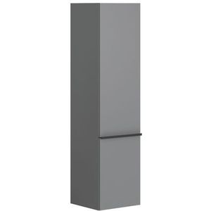 Badkamerkast allibert santiago kolom 2 deurs soft close mat grijs onyx 40x156x37 cm